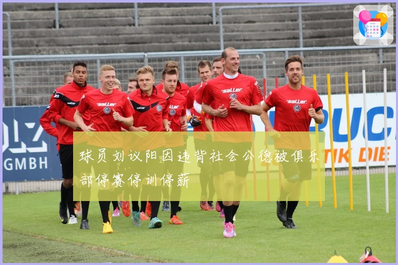 球员刘议阳因违背社会公德被俱乐部停赛停训停薪